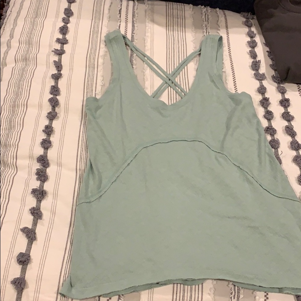 light blue tank
